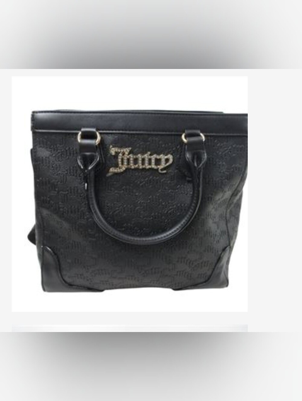 Black Women's Structured Tote Bag - Classic Everyday Carry
